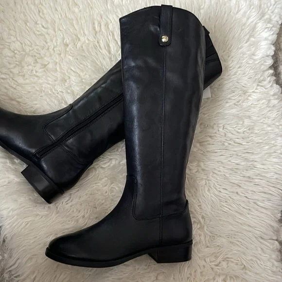 INC Black Genuine Lether Boots - Picture 11 of 16